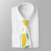 Summer Novelty Lemon-Pattern Gedrukt Stropdas (Gebonden)