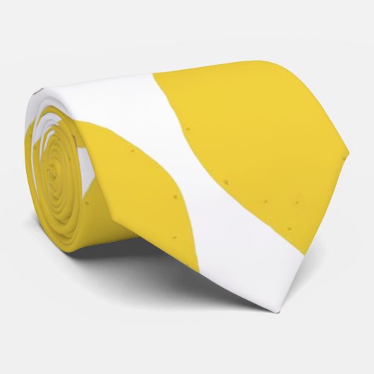 Summer Novelty Lemon-Pattern Gedrukt Stropdas (Opgerold)