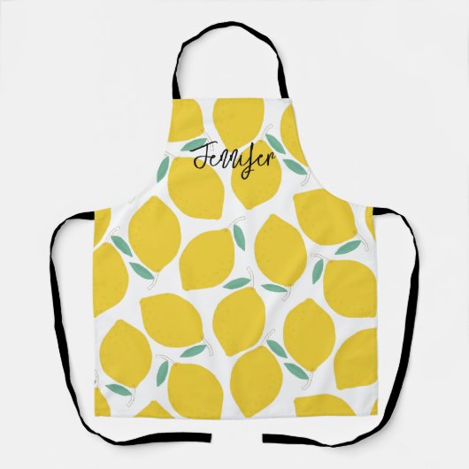 Summer Novelty Lemon-Pattern Printed Personalized Schort (Voorkant)