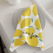 Summer Novelty Lemon-Pattern Printed Personalized Theedoek