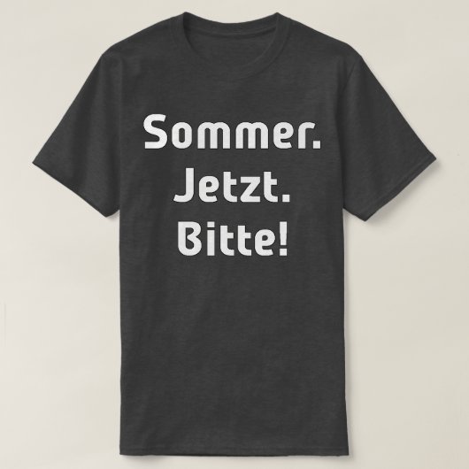 Summer Now, beperkte editie T-shirt (Design voorkant)