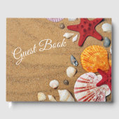 Summer Ocean Beach Sand Seashells Gastenboek (Voorkant)