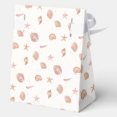 Summer Ocean Seashell Pearl Baby shower Bedankdoosjes (Achterkant)
