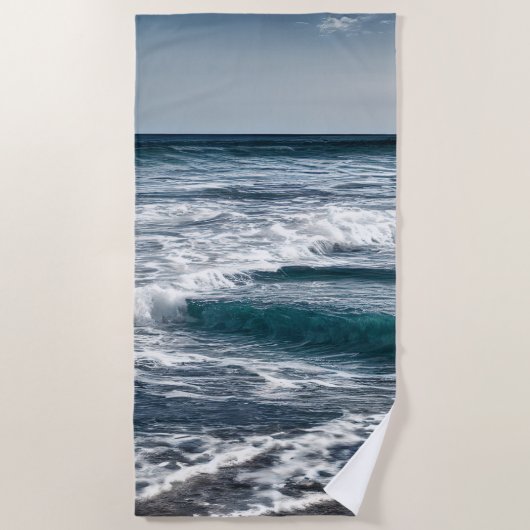 Summer Ocean Waves Strandlaken (Voorkant)