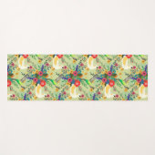 Summer Oerwoud Tropical Parrot Flowers Blossom Yogamat (Voorkant (horizontaal))