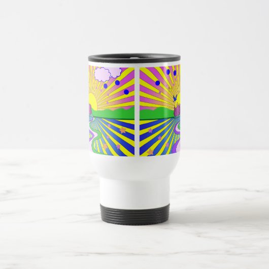 Summer of Love Groovy Psychedelic 60 s 70 s Reisbeker (Center)