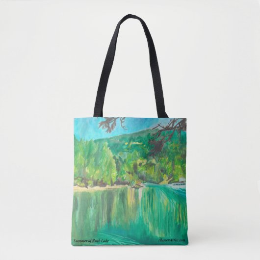 "Summer of Ruth Lake" van Amber Larsen Tote Bag (Voorkant)