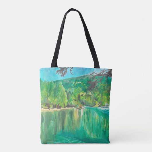 "Summer of Ruth Lake" van Amber Larsen Tote Bag (Achterkant)