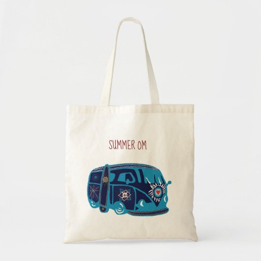 Summer Om Hippie Van Budget Tas (Voorkant)
