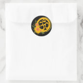 Summer Om Symbol Ronde Sticker (Tas)
