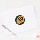Summer Om Symbol Ronde Sticker (Envelop)