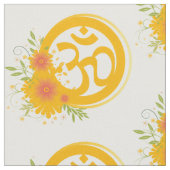 Summer Om Symbol Stof (Close Up)