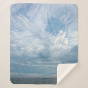 Summer on the beach with sunset sky. Copy space. M Sherpa Deken