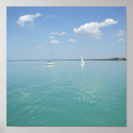 Summer op het Balaton-meer Poster