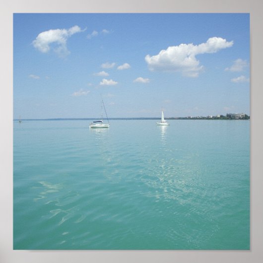 Summer op het Balaton-meer Poster (Voorkant)