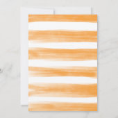 Summer Oranje Botanical Citrus Cutie Birthday Bedankkaart (Achterkant)