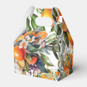 Summer Oranje Fruit Wedding Persoonlijk Hartelijk  Bedankdoosjes (Achterkant)