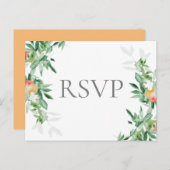 Summer Orchard Enclosure Card RSVP Briefkaart (Voorkant / Achterkant)