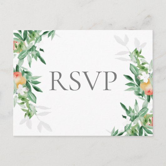 Summer Orchard Enclosure Card RSVP Briefkaart (Voorkant)