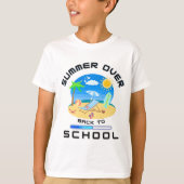 Summer Over Terug naar school T-shirt (Voorkant)