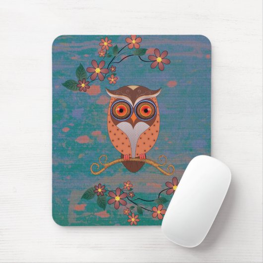 Summer Owl, Mousepad Muismat (Met muis)