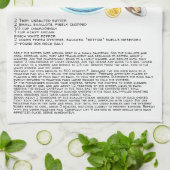 Summer Oyster Roast | Recipe Heirloom Tea Towel Theedoek (Gevouwen)