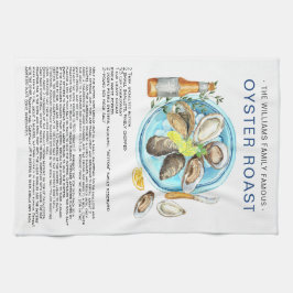 Summer Oyster Roast | Recipe Heirloom Tea Towel Theedoek