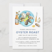 Summer Oyster Roast | Seafood Bake Cookout Kaart (Voorkant)