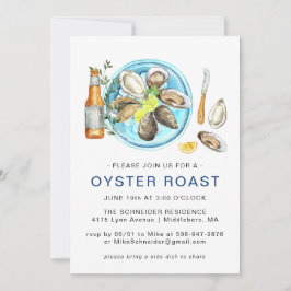 Summer Oyster Roast | Seafood Bake Cookout Kaart