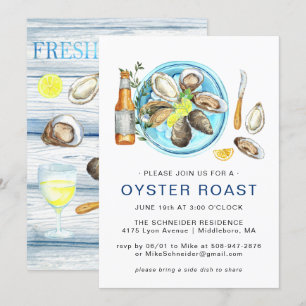 Summer Oyster Roast   Seafood Bake Cookout Kaart