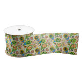 Summer paisley satijnen lint (Spoel)