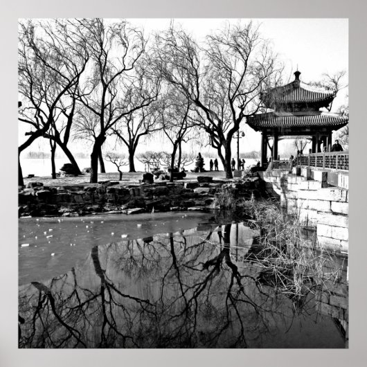 Summer Palace B&W Poster (Voorkant)