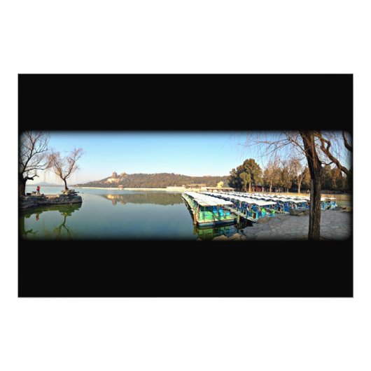 Summer Palace Boats Foto Afdruk (Voorkant)