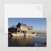 Summer Palace Marble Boat Briefkaart (Voorkant / Achterkant)