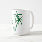 Summer Palm Tree Coffee Mok (Voorkant rechts)