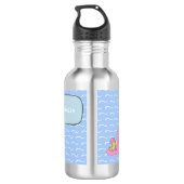 Summer Panda Bird Flamingo Float Fun Child's Waterfles (Achterkant)