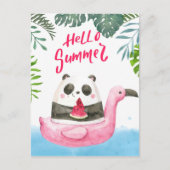 Summer Panda Briefkaart (Voorkant)