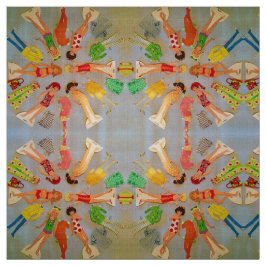 Summer Paper Dolls Stof