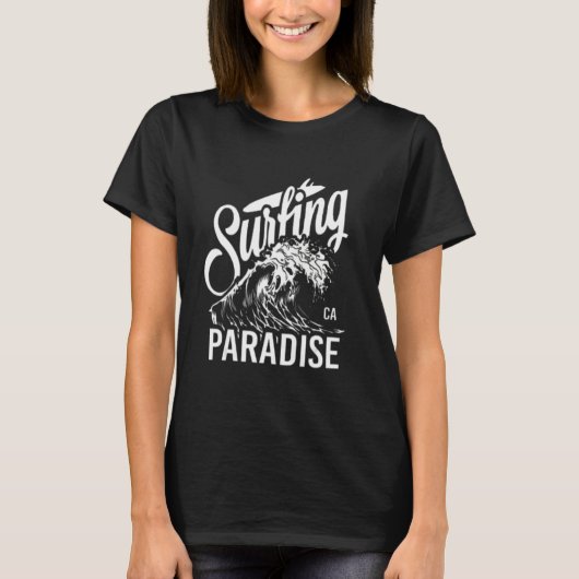 Summer Paradise Beach Cool Surflife T-shirt (Voorkant)