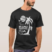 Summer Paradise Beach die roept dat ik de zomer mo T-shirt (Voorkant)