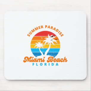 Summer Paradise Miami Beach Florida-Sunset-Palms Muismat