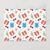 Summer Paradise Pattern Briefkaart (Voorkant)