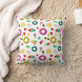 Summer Party Beach Fun Pattern Kussen