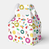 Summer Party Beach Pool Fun Pattern Bedankdoosjes (Achterkant)