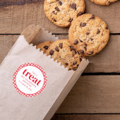 Summer Party Custom Take a Treat Ronde Sticker