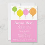 Summer Party Kaart (Voorkant)