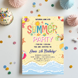 Summer Party Kaart