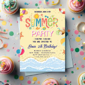 Summer Party Kaart