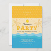 Summer Party Kaart (Voorkant)