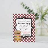 Summer Party Kaart (Staand voorkant)